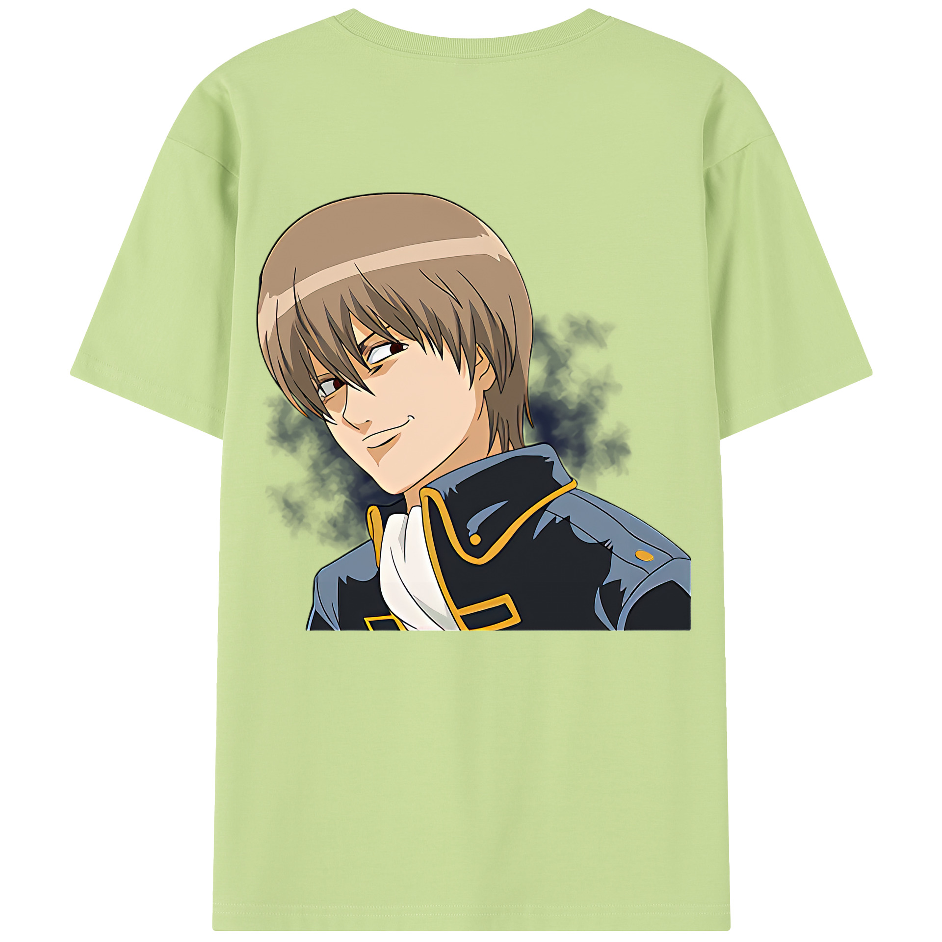 （画像用） ぎんたま 坂田銀時（さかたぎんとき） 神楽 志村新八（しむら しんぱち） GINTAMA Sakata Gintoki Kagura Shimura Shinpachi 綿100％半袖Tシャツ（背面プリント）